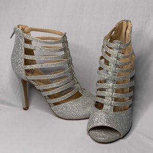 Ladies glitter heels
